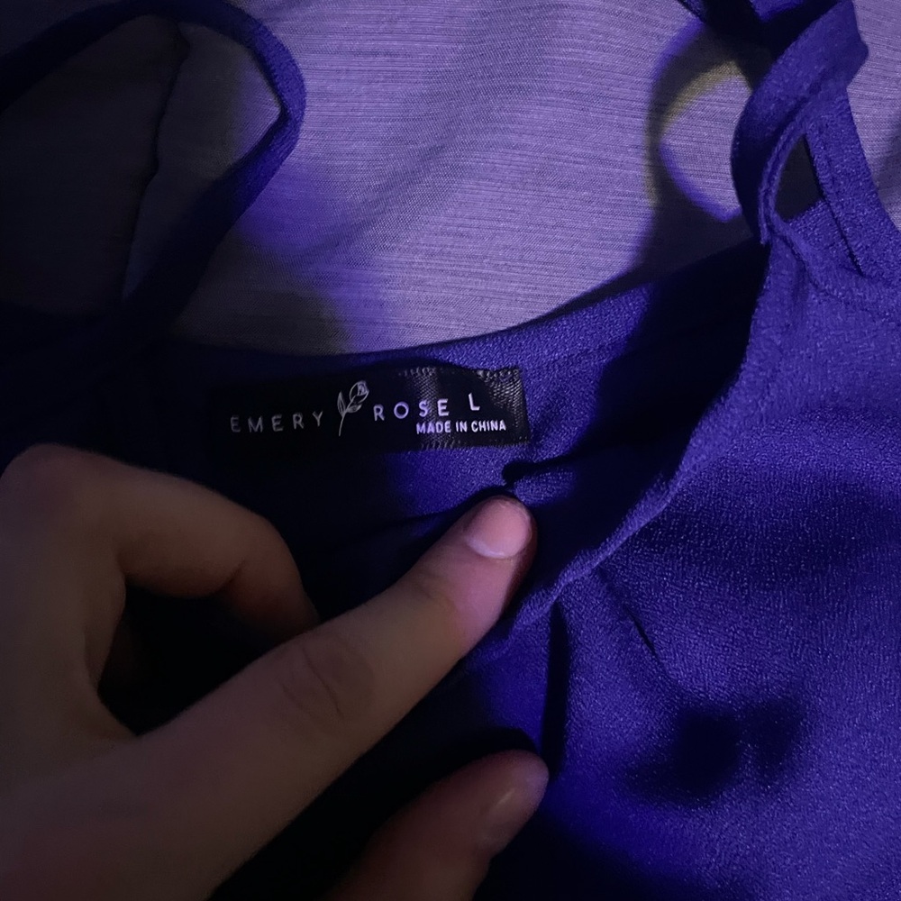 Emery Rose Purple Top